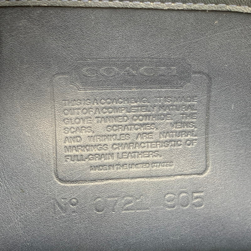 【中古品】【メンズ/レディース】 OLD COACH オールド コーチ 0721 905 LEATHER SHOULDER BAG レザー ショルダー バッグ 鞄 カバン 180-260703-ya-06-izu カラー：ブラウン 万代Net店
