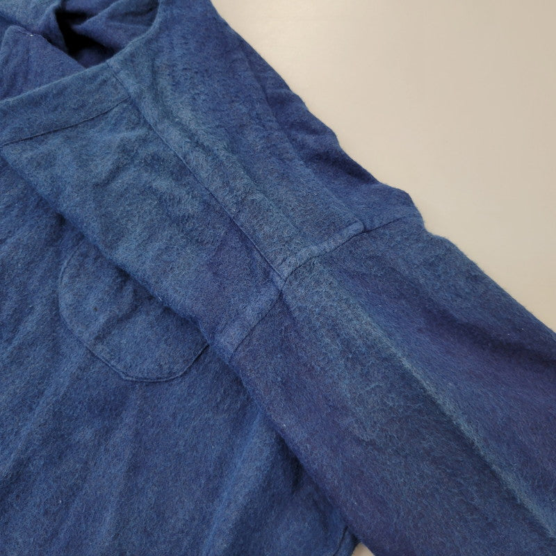 【中古品】【メンズ】 EURO VINTAGE ユーロヴィンテージ GRANDPA SHIRT 後染め グランパ シャツ トップス 146-260706-kh-14-izu サイズ：46 カラー：インディゴ 万代Net店
