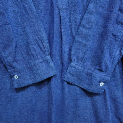 【中古品】【メンズ】 EURO VINTAGE ユーロヴィンテージ GRANDPA SHIRT 後染め グランパ シャツ トップス 146-260706-kh-14-izu サイズ：46 カラー：インディゴ 万代Net店