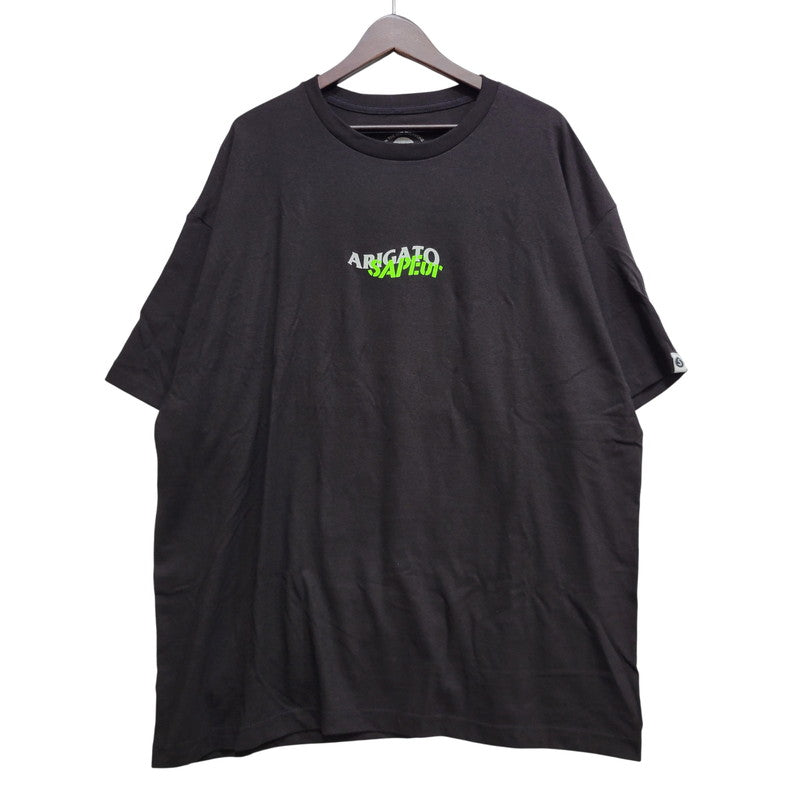 【中古品】【メンズ】 SAPEUR サプール × ANTI SOCIAL SOCIAL CLUB アンチソーシャルソーシャルクラブ BACK PRINT S/S TEE A0022-310 バックプリント 半袖 Tシャツ 142-260707-as-06-izu サイズ：XXL カラー：ブラック 万代Net店