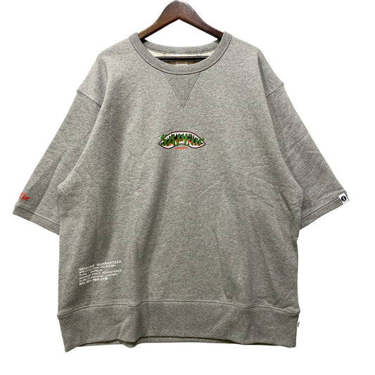 【中古美品】【メンズ】 SAPEUR サプール A0022-179 SHARKMOUTH SS SWEAT シャークマウス ショートスリーブ スウェット トップス 142-260704-kh-10-izu サイズ：XXL カラー：グレー 万代Net店