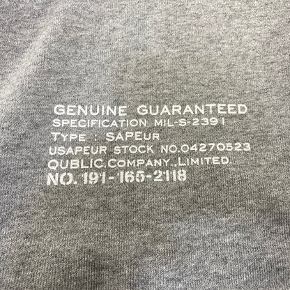 【中古美品】【メンズ】 SAPEUR サプール A0022-179 SHARKMOUTH SS SWEAT シャークマウス ショートスリーブ スウェット トップス 142-260704-kh-10-izu サイズ：XXL カラー：グレー 万代Net店
