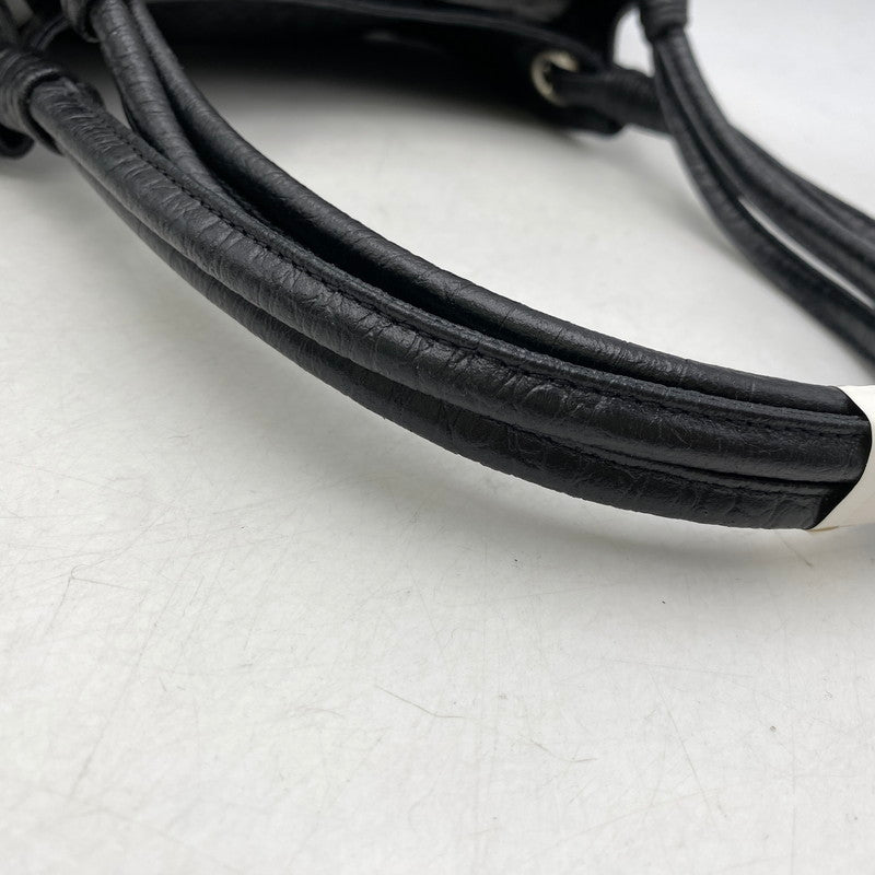 【中古品】【レディース】 UNKNOWN CAIMAN GENUINE HAND BAG ハンド バッグ カバン 188-260704-kh-07-izu カラー：ブラック 万代Net店