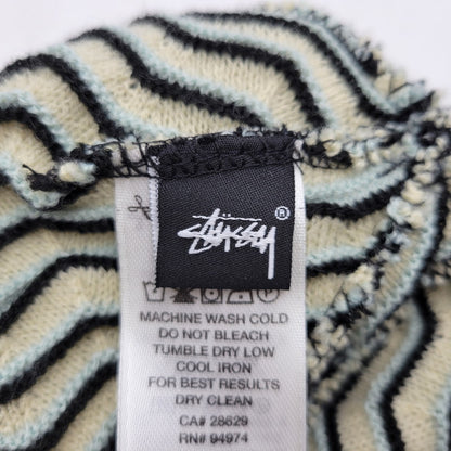 【中古品】【メンズ/レディース】 STUSSY ステューシー CRINKLE STITCH SKULLCAP 1321195 クリンクル ステッチ スカルキャップ ニットキャップ ニット帽 ビーニー 帽子 185-260708-as-11-izu サイズ：OSFA（57cm） カラー：マルチカラー 万代Net店