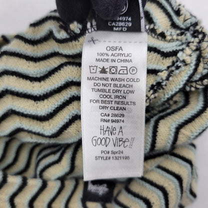【中古品】【メンズ/レディース】 STUSSY ステューシー CRINKLE STITCH SKULLCAP 1321195 クリンクル ステッチ スカルキャップ ニットキャップ ニット帽 ビーニー 帽子 185-260708-as-11-izu サイズ：OSFA（57cm） カラー：マルチカラー 万代Net店