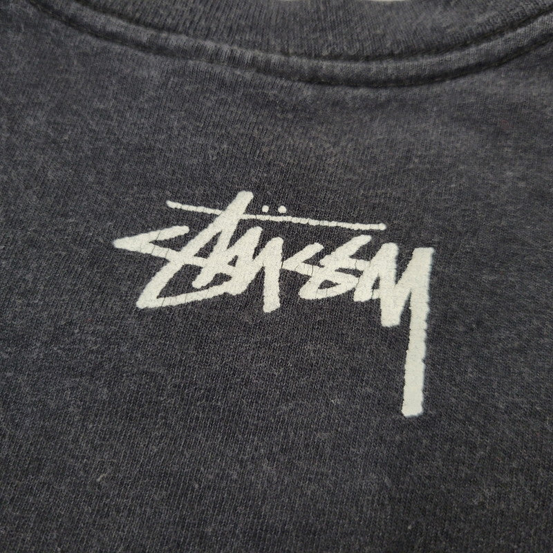 【中古品】【メンズ】 OLD STUSSY オールドステューシー MONETARY FUND PRINT TEE プリント Tシャツ 半袖 142-260707-as-07-izu サイズ：M カラー：ブラック系 万代Net店