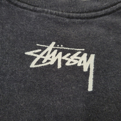 【中古品】【メンズ】 OLD STUSSY オールドステューシー MONETARY FUND PRINT TEE プリント Tシャツ 半袖 142-260707-as-07-izu サイズ：M カラー：ブラック系 万代Net店