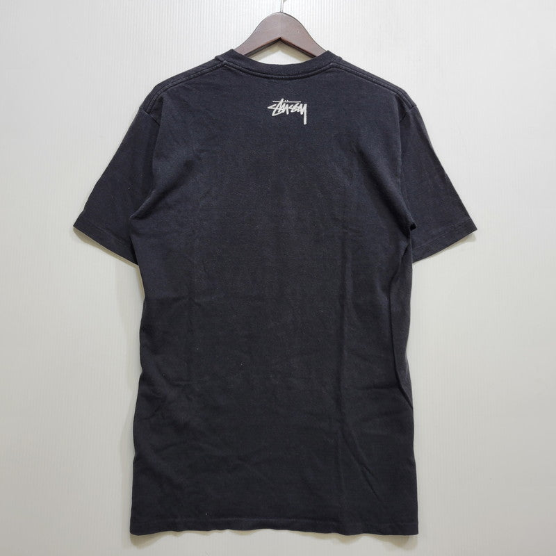 【中古品】【メンズ】 OLD STUSSY オールドステューシー MONETARY FUND PRINT TEE プリント Tシャツ 半袖 142-260707-as-07-izu サイズ：M カラー：ブラック系 万代Net店