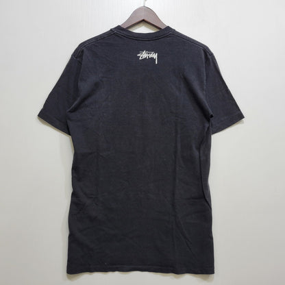 【中古品】【メンズ】 OLD STUSSY オールドステューシー MONETARY FUND PRINT TEE プリント Tシャツ 半袖 142-260707-as-07-izu サイズ：M カラー：ブラック系 万代Net店