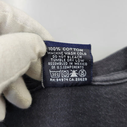 【中古品】【メンズ】 OLD STUSSY オールドステューシー MONETARY FUND PRINT TEE プリント Tシャツ 半袖 142-260707-as-07-izu サイズ：M カラー：ブラック系 万代Net店