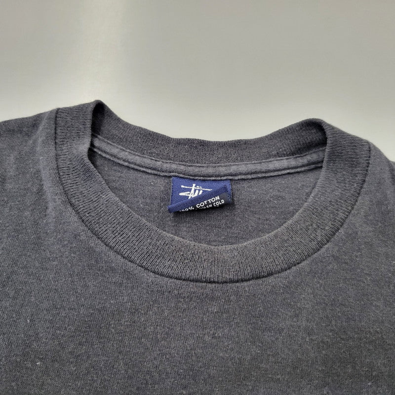 【中古品】【メンズ】 OLD STUSSY オールドステューシー MONETARY FUND PRINT TEE プリント Tシャツ 半袖 142-260707-as-07-izu サイズ：M カラー：ブラック系 万代Net店