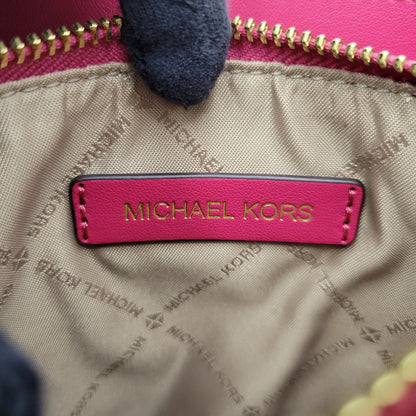 【中古品】【レディース】 Michael Kors マイケルコース MERCER 35S1GM9M2B マーサー ミディアム メッセンジャー バッグ カバン 鞄 188-260708-as-19-izu カラー：ブラウン×ピンク系 万代Net店