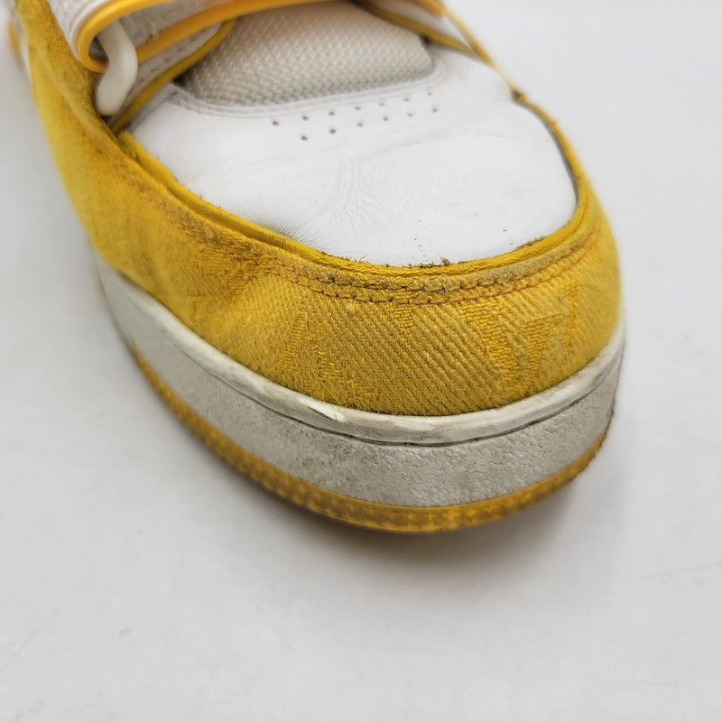 【中古品】【メンズ】 LOUIS VUITTON ルイ・ヴィトン LV TRAINER YELLOW トレイナー イエロー スニーカー 靴 179-260706-kh-09-izu サイズ：8 カラー：イエロー×ホワイト 万代Net店