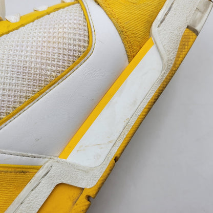 【中古品】【メンズ】 LOUIS VUITTON ルイ・ヴィトン LV TRAINER YELLOW トレイナー イエロー スニーカー 靴 179-260706-kh-09-izu サイズ：8 カラー：イエロー×ホワイト 万代Net店