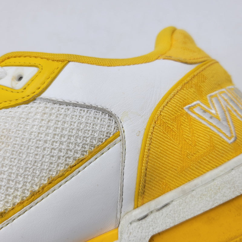 【中古品】【メンズ】 LOUIS VUITTON ルイ・ヴィトン LV TRAINER YELLOW トレイナー イエロー スニーカー 靴 179-260706-kh-09-izu サイズ：8 カラー：イエロー×ホワイト 万代Net店