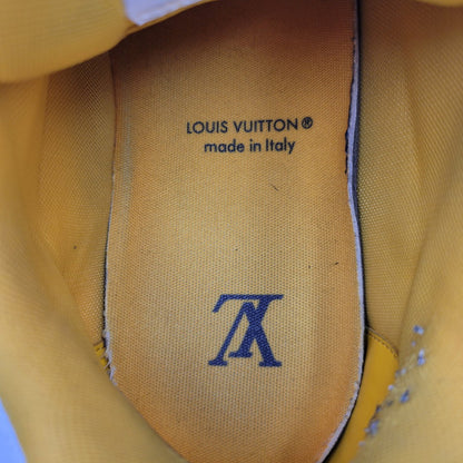 【中古品】【メンズ】 LOUIS VUITTON ルイ・ヴィトン LV TRAINER YELLOW トレイナー イエロー スニーカー 靴 179-260706-kh-09-izu サイズ：8 カラー：イエロー×ホワイト 万代Net店