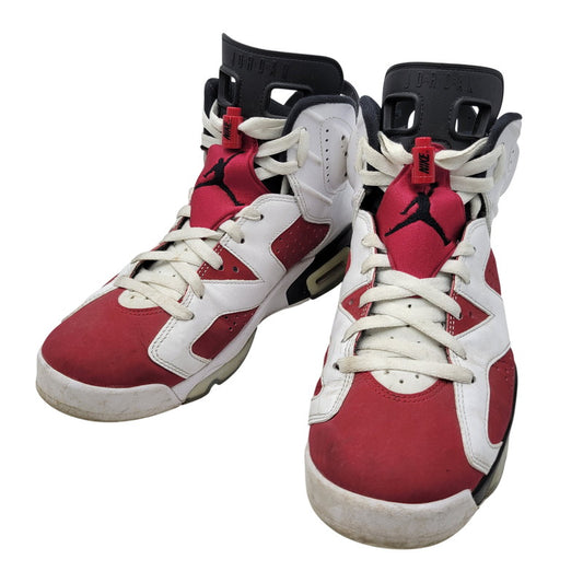 【中古品】【メンズ】 NIKE ナイキ AIR JORDAN 6 RETRO CT8529-106 エアジョーダン 6 レトロ スニーカー 靴 160-260708-as-23-izu サイズ：27.5cm カラー：WHITE/CARMINE-BLACK 万代Net店