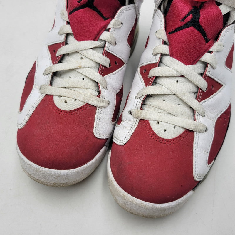 【中古品】【メンズ】 NIKE ナイキ AIR JORDAN 6 RETRO CT8529-106 エアジョーダン 6 レトロ スニーカー 靴 160-260708-as-23-izu サイズ：27.5cm カラー：WHITE/CARMINE-BLACK 万代Net店