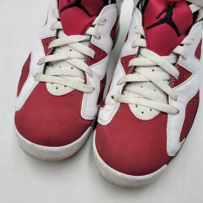 【中古品】【メンズ】 NIKE ナイキ AIR JORDAN 6 RETRO CT8529-106 エアジョーダン 6 レトロ スニーカー 靴 160-260708-as-23-izu サイズ：27.5cm カラー：WHITE/CARMINE-BLACK 万代Net店