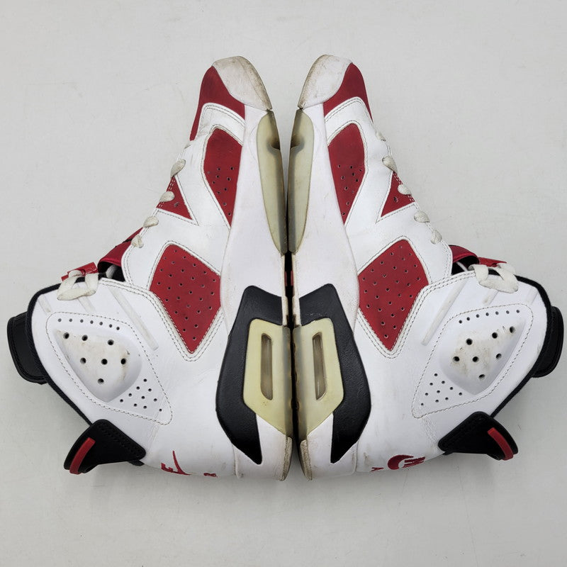 【中古品】【メンズ】 NIKE ナイキ AIR JORDAN 6 RETRO CT8529-106 エアジョーダン 6 レトロ スニーカー 靴 160-260708-as-23-izu サイズ：27.5cm カラー：WHITE/CARMINE-BLACK 万代Net店