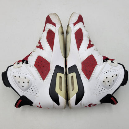 【中古品】【メンズ】 NIKE ナイキ AIR JORDAN 6 RETRO CT8529-106 エアジョーダン 6 レトロ スニーカー 靴 160-260708-as-23-izu サイズ：27.5cm カラー：WHITE/CARMINE-BLACK 万代Net店