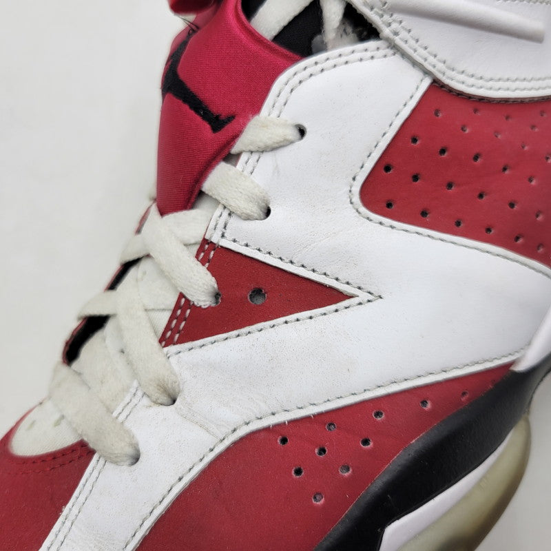 【中古品】【メンズ】 NIKE ナイキ AIR JORDAN 6 RETRO CT8529-106 エアジョーダン 6 レトロ スニーカー 靴 160-260708-as-23-izu サイズ：27.5cm カラー：WHITE/CARMINE-BLACK 万代Net店
