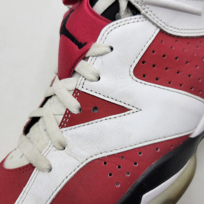 【中古品】【メンズ】 NIKE ナイキ AIR JORDAN 6 RETRO CT8529-106 エアジョーダン 6 レトロ スニーカー 靴 160-260708-as-23-izu サイズ：27.5cm カラー：WHITE/CARMINE-BLACK 万代Net店