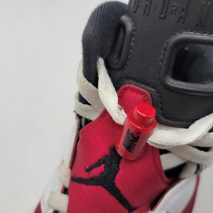 【中古品】【メンズ】 NIKE ナイキ AIR JORDAN 6 RETRO CT8529-106 エアジョーダン 6 レトロ スニーカー 靴 160-260708-as-23-izu サイズ：27.5cm カラー：WHITE/CARMINE-BLACK 万代Net店