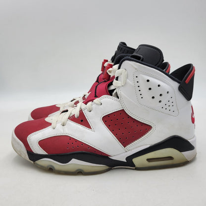 【中古品】【メンズ】 NIKE ナイキ AIR JORDAN 6 RETRO CT8529-106 エアジョーダン 6 レトロ スニーカー 靴 160-260708-as-23-izu サイズ：27.5cm カラー：WHITE/CARMINE-BLACK 万代Net店