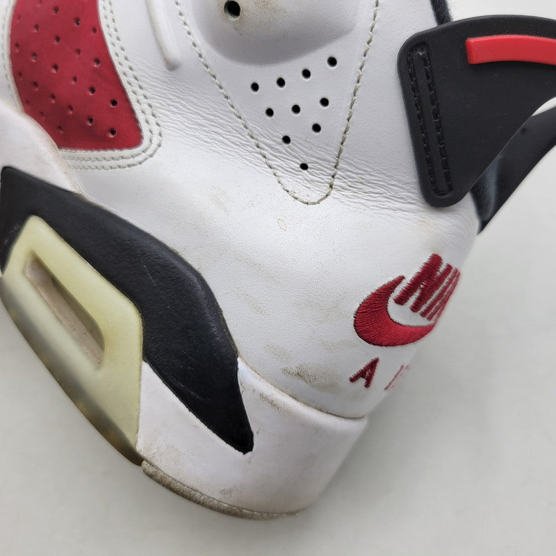 【中古品】【メンズ】 NIKE ナイキ AIR JORDAN 6 RETRO CT8529-106 エアジョーダン 6 レトロ スニーカー 靴 160-260708-as-23-izu サイズ：27.5cm カラー：WHITE/CARMINE-BLACK 万代Net店