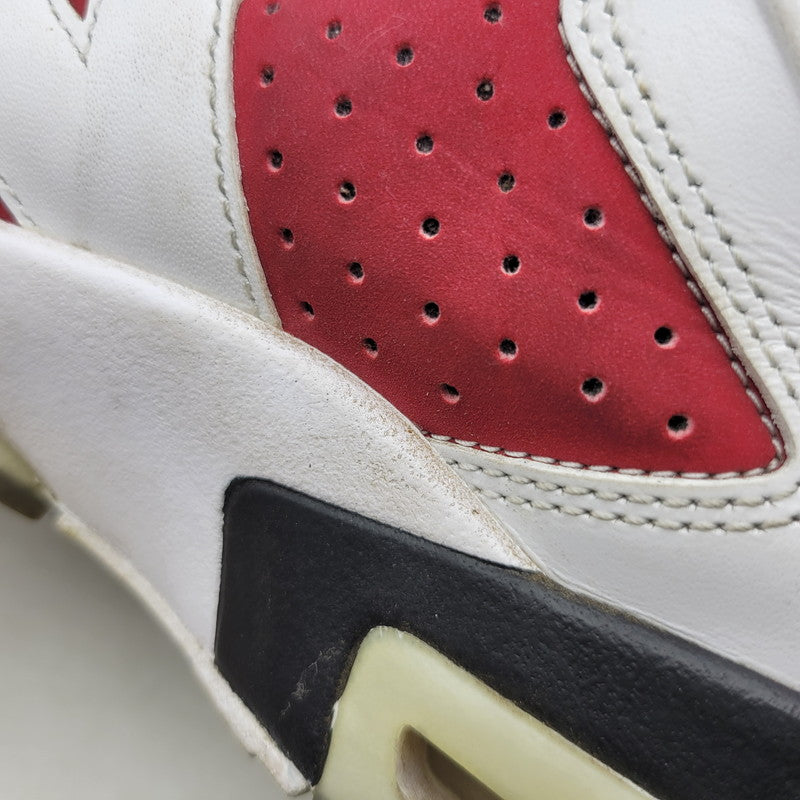 【中古品】【メンズ】 NIKE ナイキ AIR JORDAN 6 RETRO CT8529-106 エアジョーダン 6 レトロ スニーカー 靴 160-260708-as-23-izu サイズ：27.5cm カラー：WHITE/CARMINE-BLACK 万代Net店