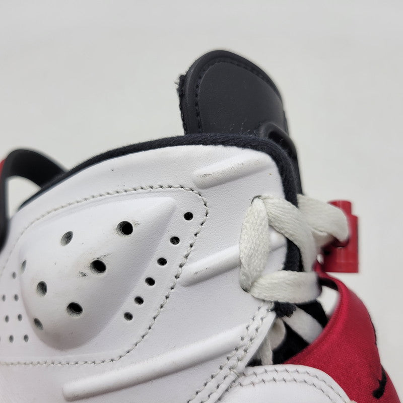 【中古品】【メンズ】 NIKE ナイキ AIR JORDAN 6 RETRO CT8529-106 エアジョーダン 6 レトロ スニーカー 靴 160-260708-as-23-izu サイズ：27.5cm カラー：WHITE/CARMINE-BLACK 万代Net店