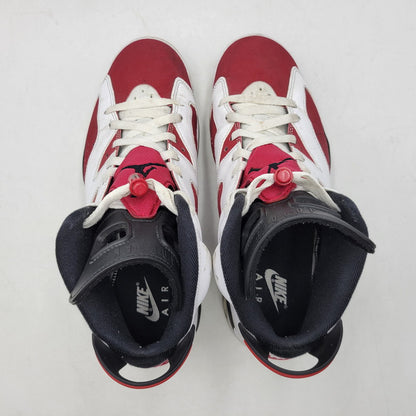 【中古品】【メンズ】 NIKE ナイキ AIR JORDAN 6 RETRO CT8529-106 エアジョーダン 6 レトロ スニーカー 靴 160-260708-as-23-izu サイズ：27.5cm カラー：WHITE/CARMINE-BLACK 万代Net店