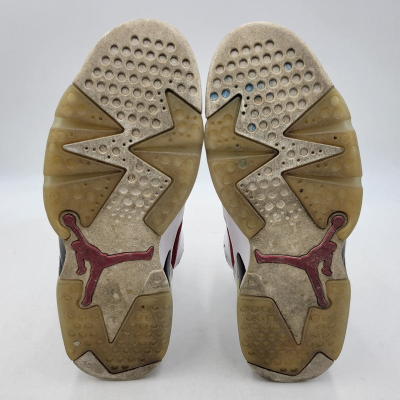 【中古品】【メンズ】 NIKE ナイキ AIR JORDAN 6 RETRO CT8529-106 エアジョーダン 6 レトロ スニーカー 靴 160-260708-as-23-izu サイズ：27.5cm カラー：WHITE/CARMINE-BLACK 万代Net店