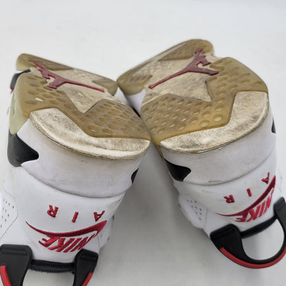 【中古品】【メンズ】 NIKE ナイキ AIR JORDAN 6 RETRO CT8529-106 エアジョーダン 6 レトロ スニーカー 靴 160-260708-as-23-izu サイズ：27.5cm カラー：WHITE/CARMINE-BLACK 万代Net店