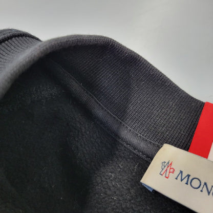 【中古品】【メンズ】 MONCLER モンクレール D20918035300 MAGLIA GIROCOLLO マリア ジロコッロ CREWNECK SWEATSHIRTクルーネック スウェットシャツ トップス 長袖 141-260705-ya-01-izu サイズ：L カラー：ブラック 万代Net店
