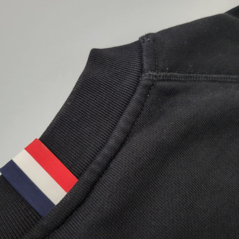 【中古品】【メンズ】 MONCLER モンクレール D20918035300 MAGLIA GIROCOLLO マリア ジロコッロ CREWNECK SWEATSHIRTクルーネック スウェットシャツ トップス 長袖 141-260705-ya-01-izu サイズ：L カラー：ブラック 万代Net店