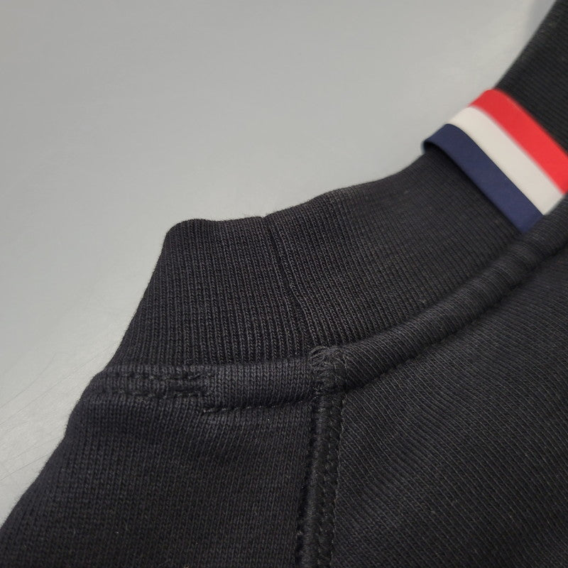 【中古品】【メンズ】 MONCLER モンクレール D20918035300 MAGLIA GIROCOLLO マリア ジロコッロ CREWNECK SWEATSHIRTクルーネック スウェットシャツ トップス 長袖 141-260705-ya-01-izu サイズ：L カラー：ブラック 万代Net店