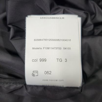 【中古品】【メンズ】 MONCLER モンクレール F10911A73700 GRIMPEURS ZIP UP HOODED NYLON JACKET グランパーズ ジップアップ フーデッド ナイロンジャケット アウター 141-260705-ya-02-izu サイズ：3 カラー：ブラック 万代Net店
