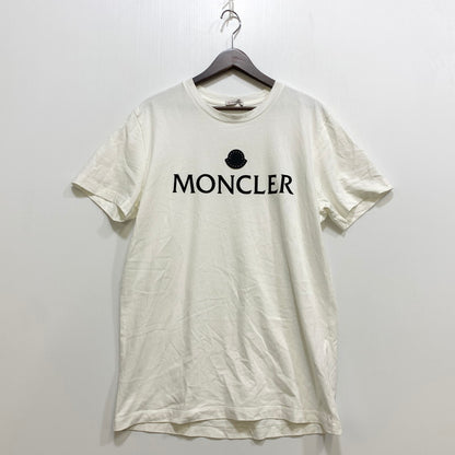 【中古品】【メンズ】 MONCLER モンクレール H20918C00007 22SS SS TSHIRT Tシャツ 半袖 141-260708-yn-11-izu サイズ：L カラー：ホワイト 万代Net店