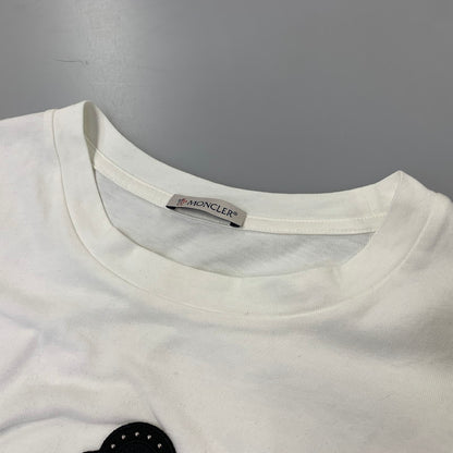 【中古品】【メンズ】 MONCLER モンクレール H20918C00007 22SS SS TSHIRT Tシャツ 半袖 141-260708-yn-11-izu サイズ：L カラー：ホワイト 万代Net店