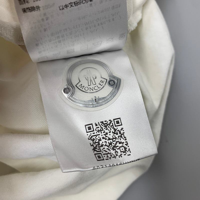 【中古品】【メンズ】 MONCLER モンクレール H20918C00007 22SS SS TSHIRT Tシャツ 半袖 141-260708-yn-11-izu サイズ：L カラー：ホワイト 万代Net店