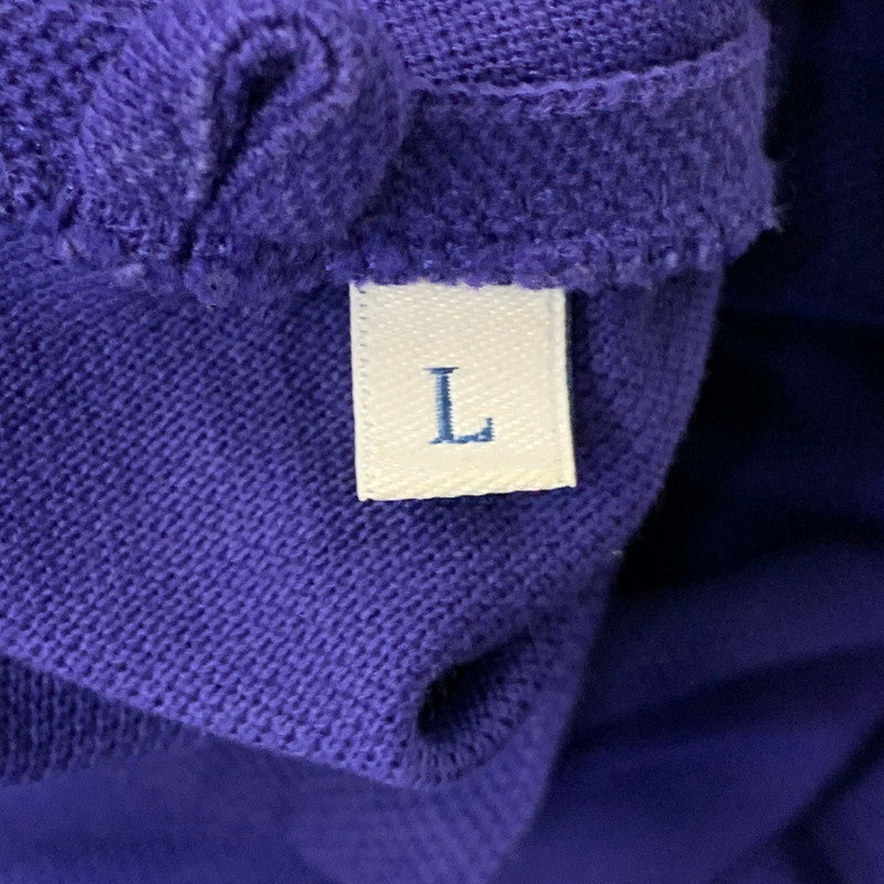 【中古品】【メンズ】 MONCLER モンクレール D10918318400 MAGLIA POLO MANICA CORTA マリア ポロ マニカ コルタ ポロシャツ 半袖 141-260708-yn-13-izu サイズ：L カラー：ネイビー 万代Net店