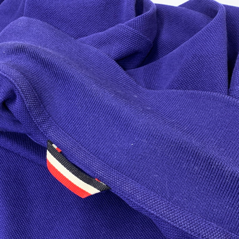 【中古品】【メンズ】 MONCLER モンクレール D10918318400 MAGLIA POLO MANICA CORTA マリア ポロ マニカ コルタ ポロシャツ 半袖 141-260708-yn-13-izu サイズ：L カラー：ネイビー 万代Net店