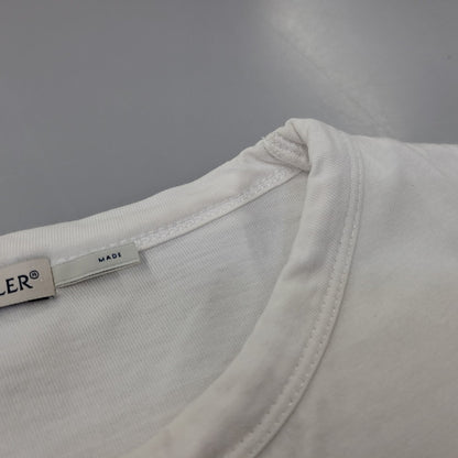 【中古品】【メンズ】 MONCLER モンクレール MAGLIA T-SHIRT C10918016900 マグリア Tシャツ 半袖 トップス 141-260707-as-04-izu サイズ：L カラー：ホワイト 万代Net店
