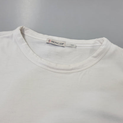 【中古品】【メンズ】 MONCLER モンクレール MAGLIA T-SHIRT C10918016900 マグリア Tシャツ 半袖 トップス 141-260707-as-04-izu サイズ：L カラー：ホワイト 万代Net店