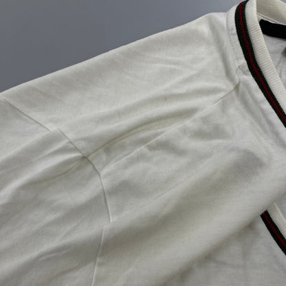 【中古品】【メンズ】 GUCCI グッチ V-NECK SS TEE 190221 X3228 Vネック ショートスリーブ Tシャツ 半袖 141-260713-as-09-izu サイズ：L カラー：ホワイト 万代Net店