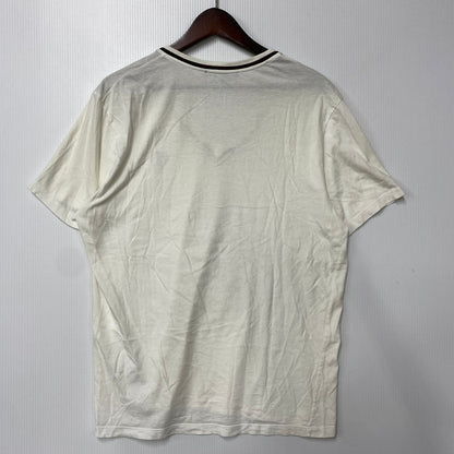 【中古品】【メンズ】 GUCCI グッチ V-NECK SS TEE 190221 X3228 Vネック ショートスリーブ Tシャツ 半袖 141-260713-as-09-izu サイズ：L カラー：ホワイト 万代Net店