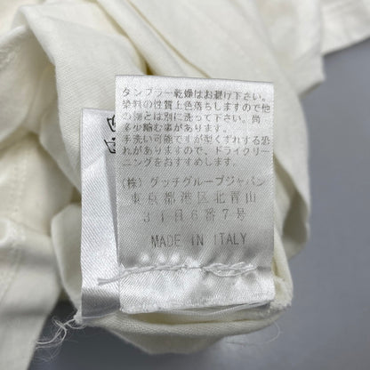 【中古品】【メンズ】 GUCCI グッチ V-NECK SS TEE 190221 X3228 Vネック ショートスリーブ Tシャツ 半袖 141-260713-as-09-izu サイズ：L カラー：ホワイト 万代Net店