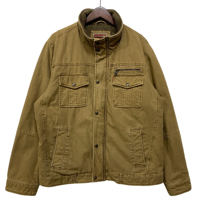 【中古品】【メンズ】 Levi's リーバイス QUILTING LINER MILITARY BLOUSON LM7CC046 キルティングライナー ミリタリーブルゾン ジャケット 146-260729-as-15-izu サイズ：L カラー：ブラウン 万代Net店